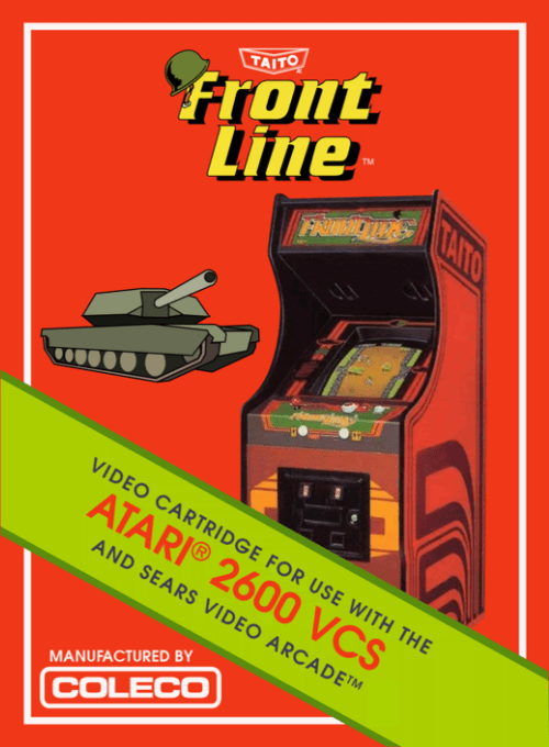 Front Line box art for Atari 2600